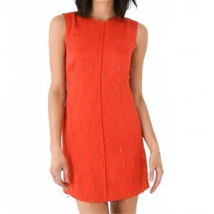 SIMKHAI Fallon Tassel-Embellished Sleeveless Mini Dress Size 8 NWT